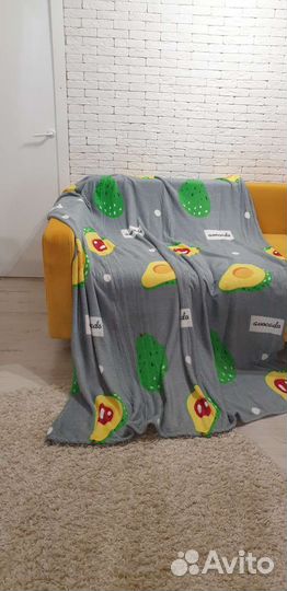 Плед флисовый новый