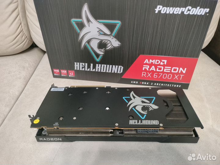 Видеокарта RX 6700 XT Hellhound