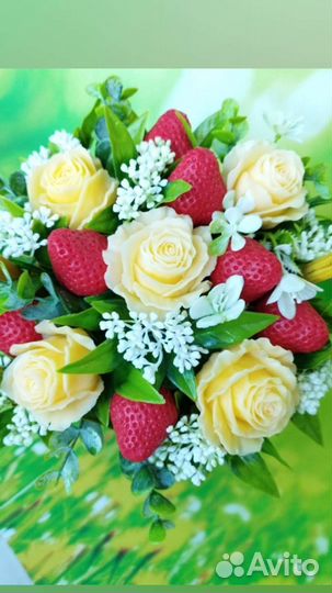 Букет из мыла ручной работы