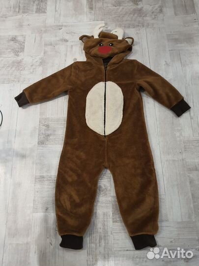 Комбинезон оленя флисовый