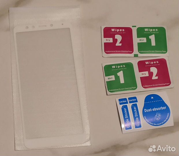 Защитное стекло и силиконовый чехол Xiaomi Redmi 5