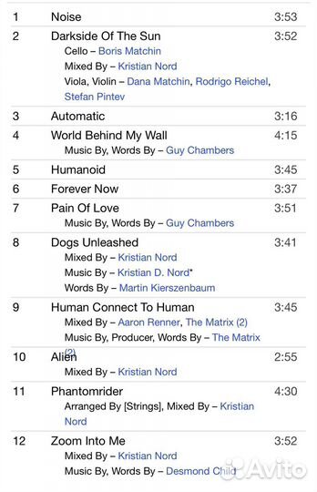 Tokio Hotel - Humanoid CD Rus