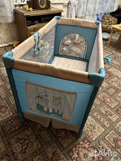 Детская кровать-манеж noony cubby