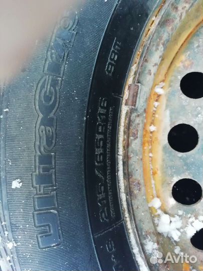 Штамповка с зимней резиной r16