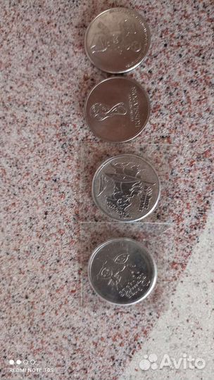 Купюры и монеты чм 2018
