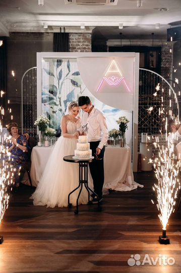 Холодный фонтан 3 m,30 сек