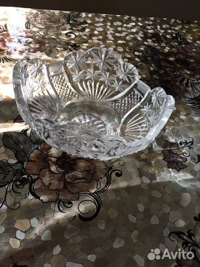 Ваза хрустальная СССР