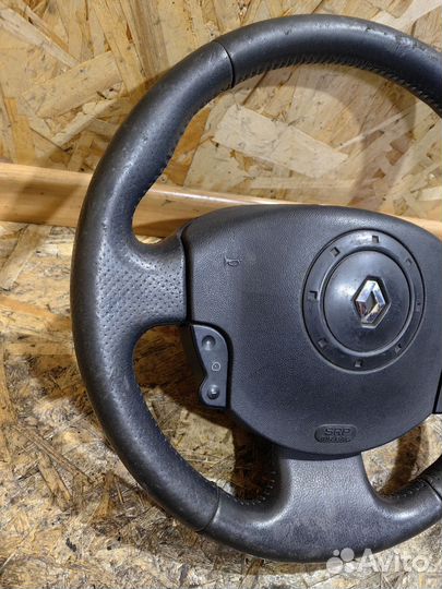 Мульти Руль Рено Меган 2 Кожаный в сборе