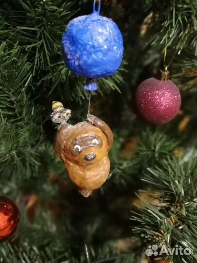 Новогодние ёлочные игрушки, ручная работа