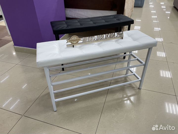 Обувница банкетка в стиле лофт