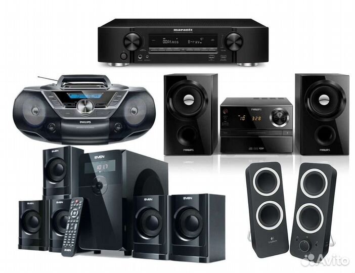 Настройка подключение аудио и видео техники