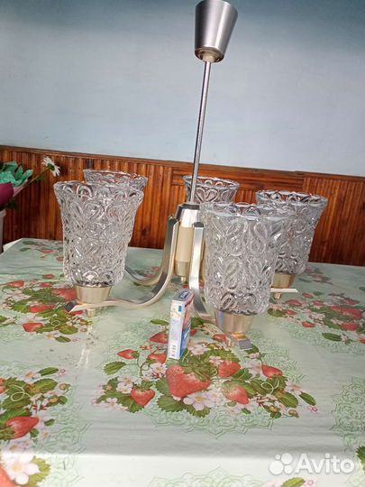 Хрустальная люстра СССР