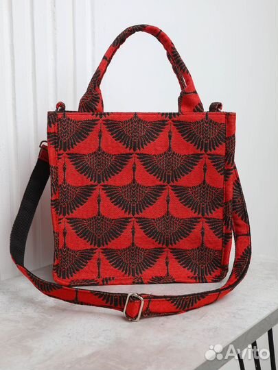 Сумка тоут из гобелена