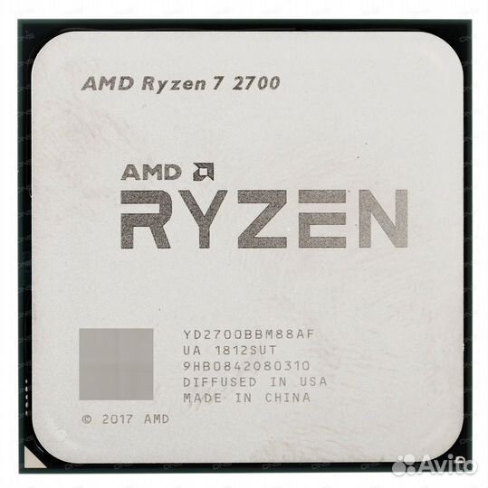 Процессор Amd ryzen 7 2700