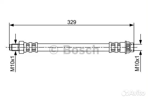 Шланг тормозной передний