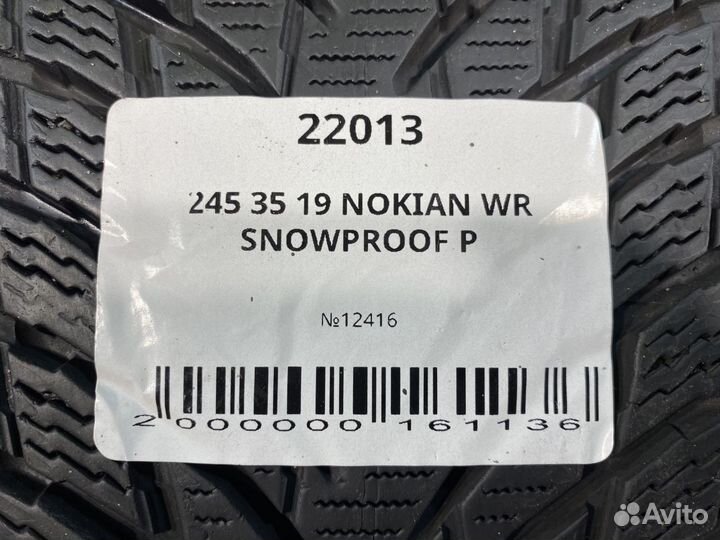 Nokian Tyres WR Snowproof P 245/35 R19 89W