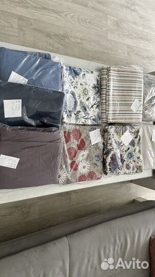 Ткань лён с рисунком