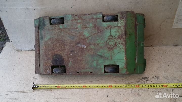 Большая металлическая детская игрушка танк. СССР