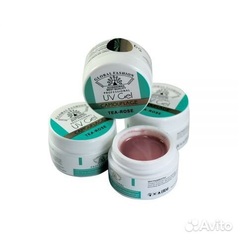 Гель для наращивания ногтей камуфляж, Global Fashi