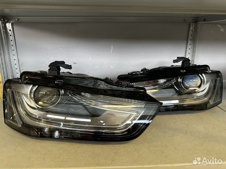 Комплект передних фар audi A4 B8 рестайлинг