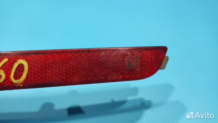 Катафот заднего бампера для Mazda 3 2003-2009