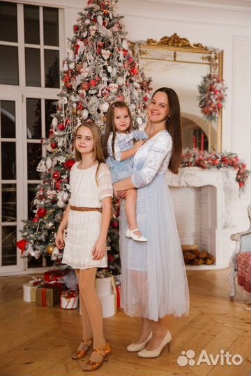 Платья мама 44 и дочка 3 г family look