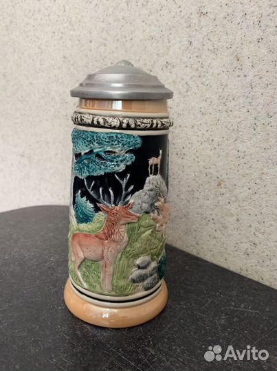 Пивная кружка германия с крышкой