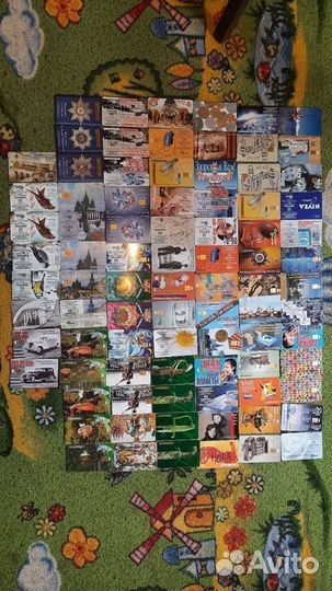 Коллекция телефонных карточек МГТС