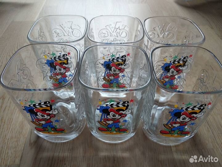 Стаканы McDonald's Disney 2000 г