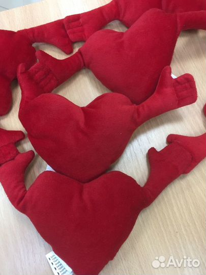 Икеа мягкие сердечки. Новые, с бирками