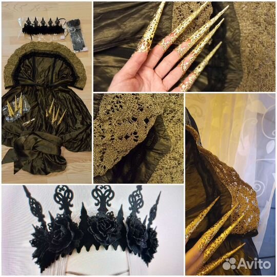 Рога Малефисента Перья