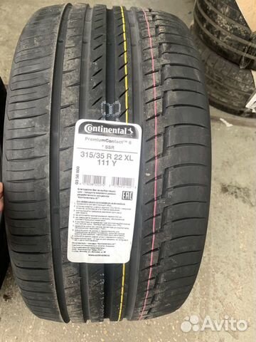 Continental ContiPremiumContact 6 275/40 R22 и 315/35 R22 111Y