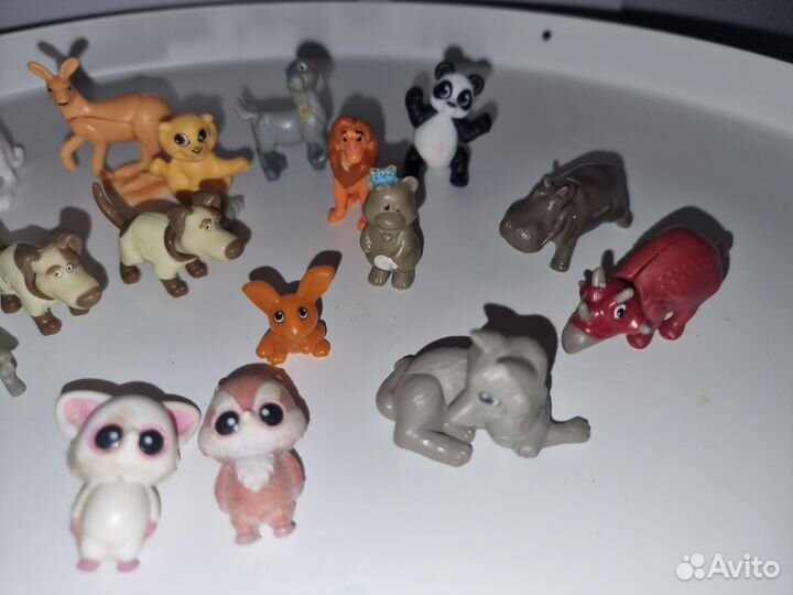 Фигурки животных набором