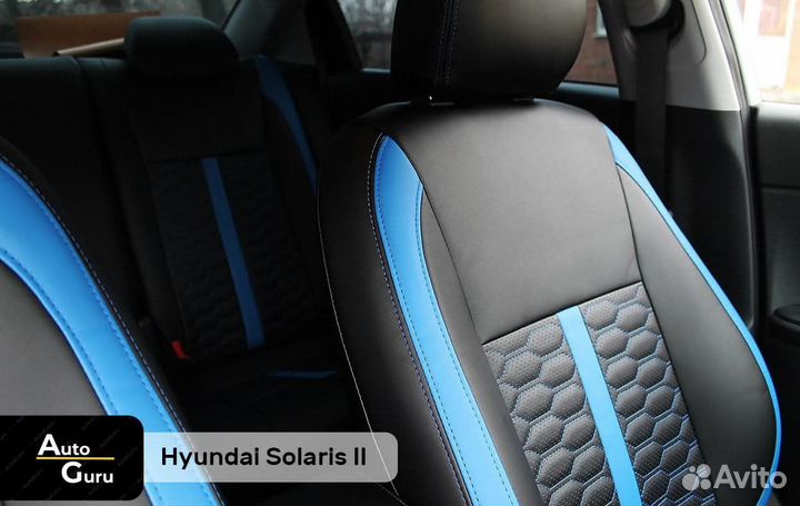 Чехлы на Hyundai Solaris 2