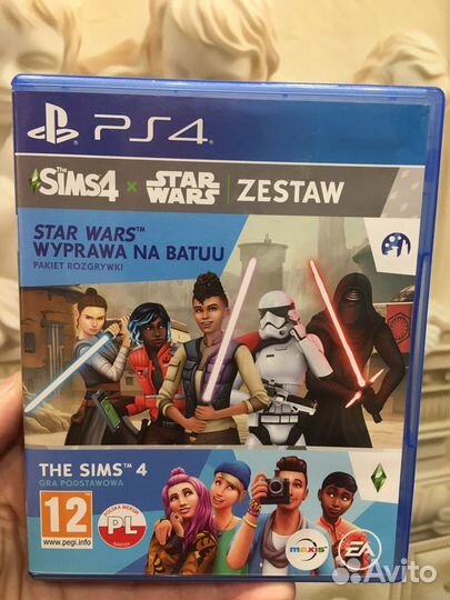 Диски игры для ps4 Sims 4 + Star Wars