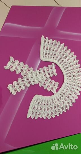 Кружевной воротник с манжетами комплект