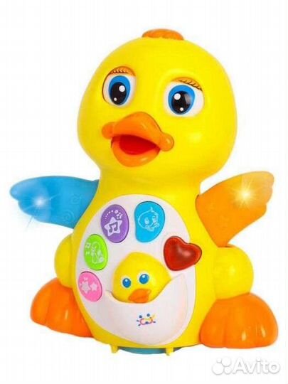 Развивающая игрушка Утенок со светом и звуком
