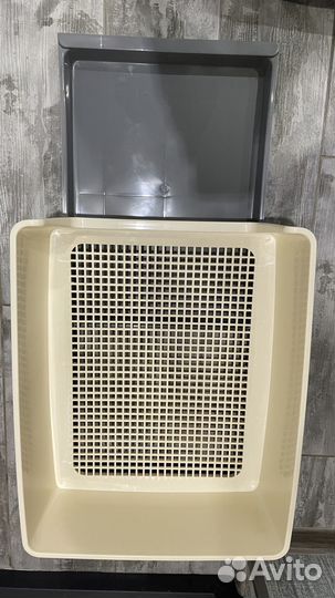 Туалет-лоток для собак с высоким бортом