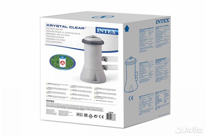 Картриджный насос-фильтр Intex 3785 л/ч