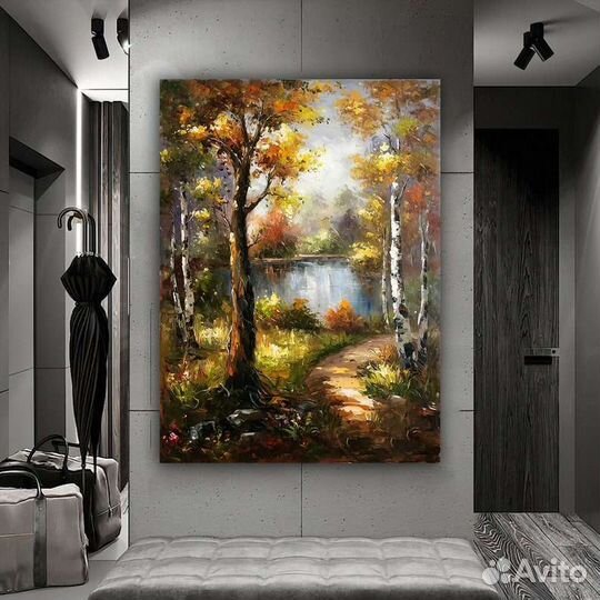 Картина маслом Осенний пейзаж
