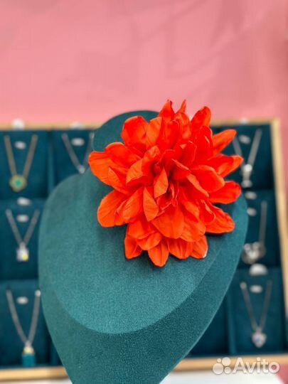 Чокер-цветок на шею