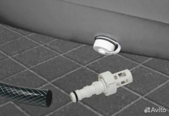 Переходник под шланг для сливного клапана бассейна