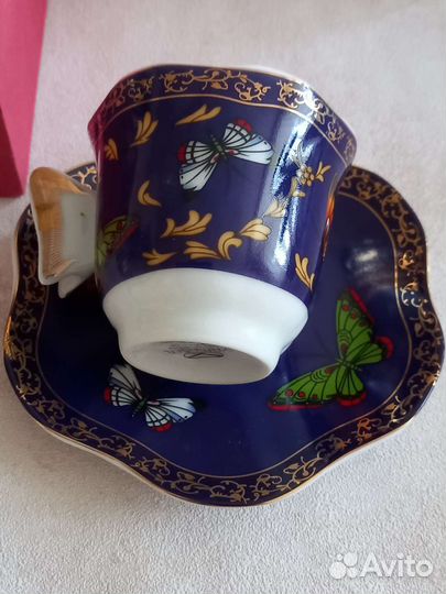 Новая Кофейная пара «Бабочки» в подарочной упаковк