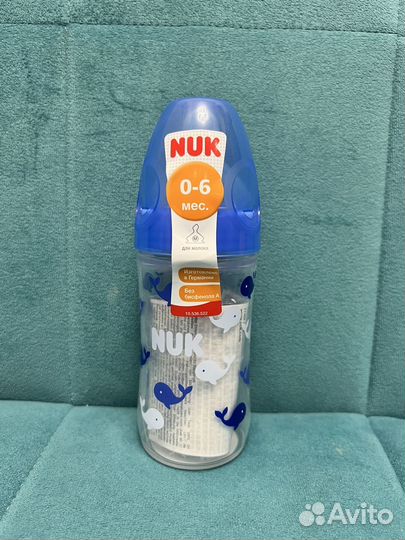 Бутылочки nuk 0-6