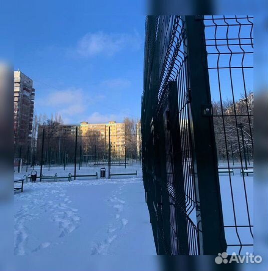 Забор из 3д сетки