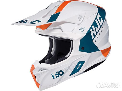 Шлем HJC I50 Erased (Оранжевый/Синий, M)