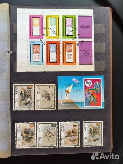 Почтовые марки связь. Альбом целиком