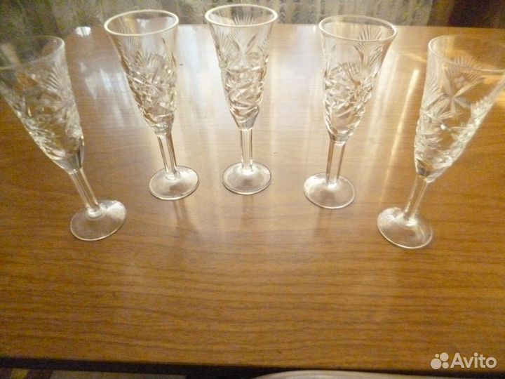 Хрустальные рюмки СССР