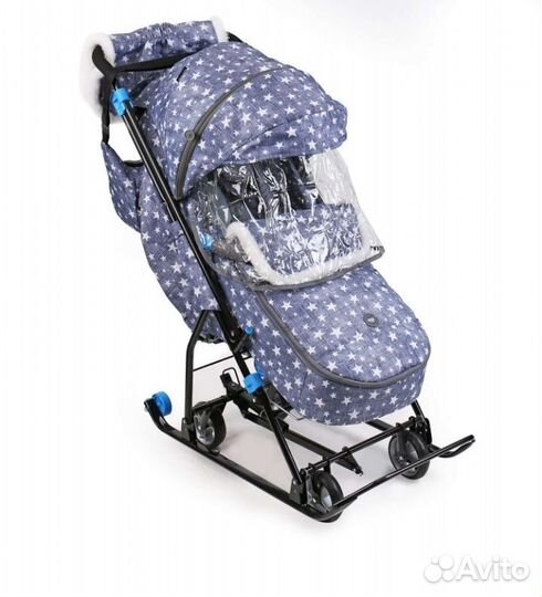 Коляска санки трансформер Ника