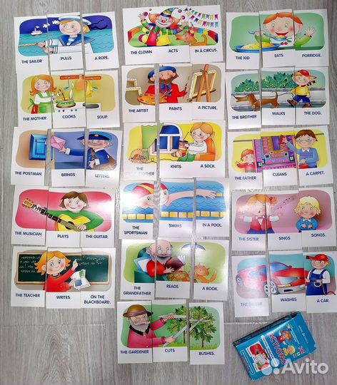 Карточки для изучения английского языка + игра